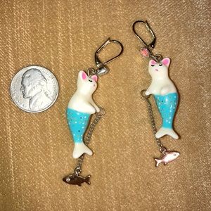 Betsey Johnson “Catfish” Earrings